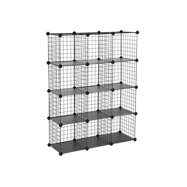 Meuble modulable grille 12 cubes